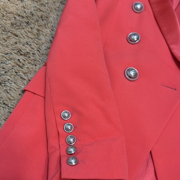 Balmain Women's Pink Double-Breasted Blazer - Picture 6 of 15